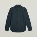 Image of Camicia a maniche lunghe G-Star Raw D25223-D454 DAKOTA-B853 LEGION blu067