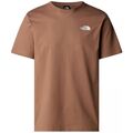 Image of T-shirt & Polo The North Face NF0A87NP M SS BOX NSE TEE-AR41 LATTE/GRAVEL067