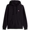 Image of Felpa Tommy Jeans Reg Logo Badge Hoodie nero067