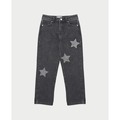 Image of Jeans GaËlle Paris Jeans nero per bambina con stelle067