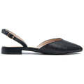 Image of Ballerine Noga Slingback a punta in simil rafia067