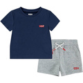 Image of Completi Levis COMPLETINO T-SHIRT+ SHORT BATWINGS INFANT067