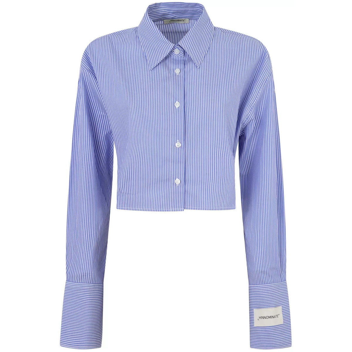 Camicia Camicia rigata bianca-celeste per donna - Hinnominate - Modalova