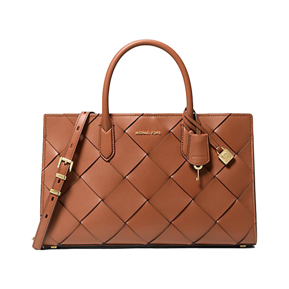 Borsette Borsa a mano Scarlett media in pelle intrecciata - MICHAEL Michael Kors - Modalova