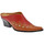 Scarpe Donna Sneakers Nci Texano Tacco70 Rosso