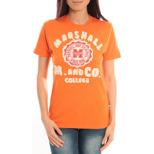 Abbigliamento Donna T-shirt maniche corte Sweet Company T-shirt Marshall Original M and Co 2346 Orange Arancio