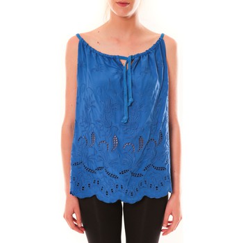 Abbigliamento Donna Top / T-shirt senza maniche Dress Code Debardeur HS-1019  Bleu Blu