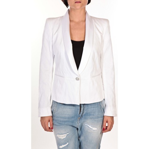 Abbigliamento Donna Giacche Rich & Royal Rich&Royal Blazer 11Q851  Savie Bianco