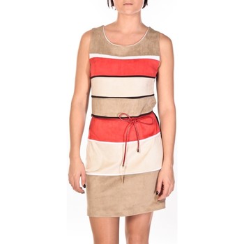 Abbigliamento Donna Abiti corti Dress Code Robe Torino beige/rouge/crème Multicolore