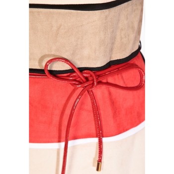 Dress Code Robe Torino beige/rouge/crème Multicolore