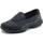 Scarpe Donna Mocassini Skechers 14046/BBK Go Walk 3 - Super Sock 3 Nero