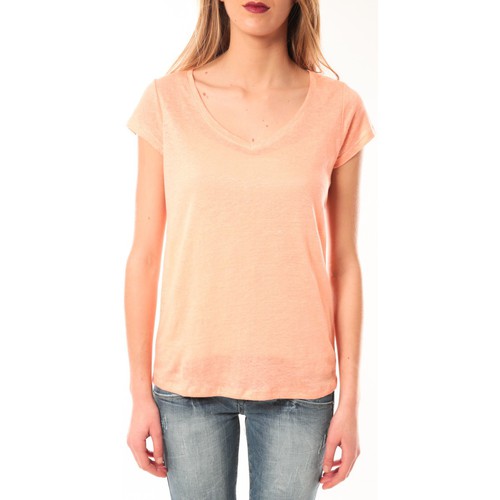 Abbigliamento Donna T-shirt maniche corte Little Marcel T-Shirt Talin E15FTSS0116 Corail Pastel Arancio