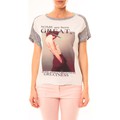 Image of T-shirt By La Vitrine Tee-shirt B005 Blanc/Gris
