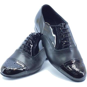 Vitiello Dance Shoes 291B Nappa Nero/Vernice Nero t20 suola Nero