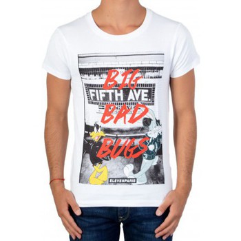 Abbigliamento Bambino T-shirt maniche corte Eleven Paris 63888 Bianco