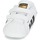 Scarpe Unisex bambino Sneakers basse adidas Originals SUPERSTAR CRIB Bianco