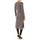 Abbigliamento Donna Vestiti By La Vitrine Robe Plume gris Grigio