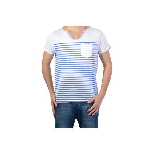 Abbigliamento Uomo T-shirt maniche corte Deeluxe 77831 Bianco