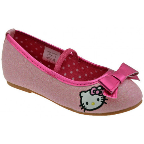 Scarpe Unisex bambino Sneakers Hello Kitty Glitter  Fiocco Rosa