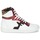 Scarpe Donna Sneakers alte Serafini SAN DIEGO Bianco / Rosso