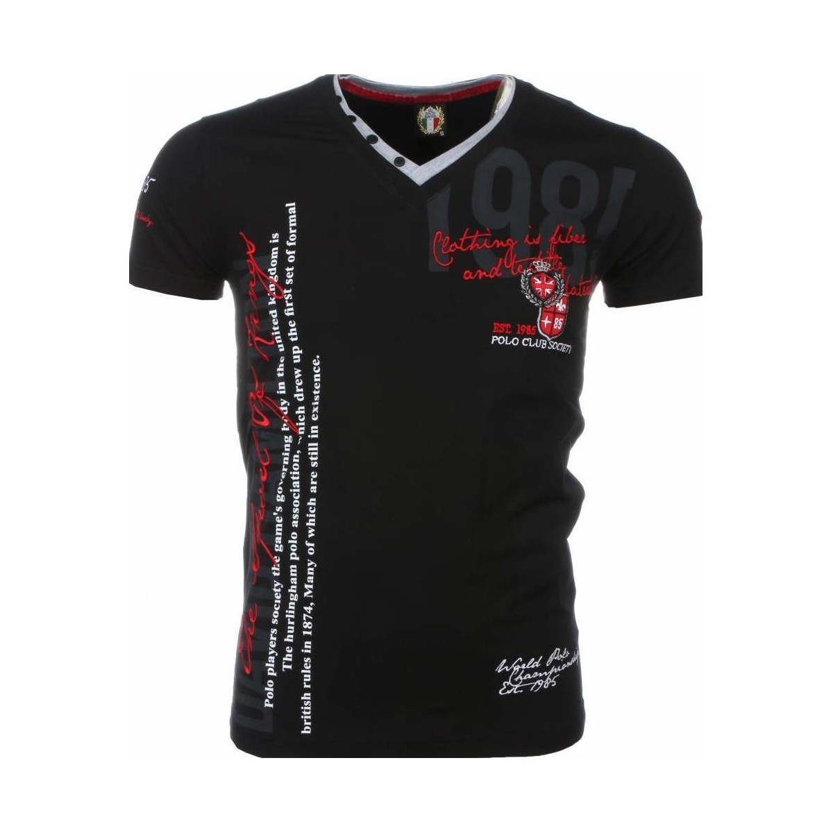 Abbigliamento Uomo T-shirt maniche corte David Copper 6694641 Nero