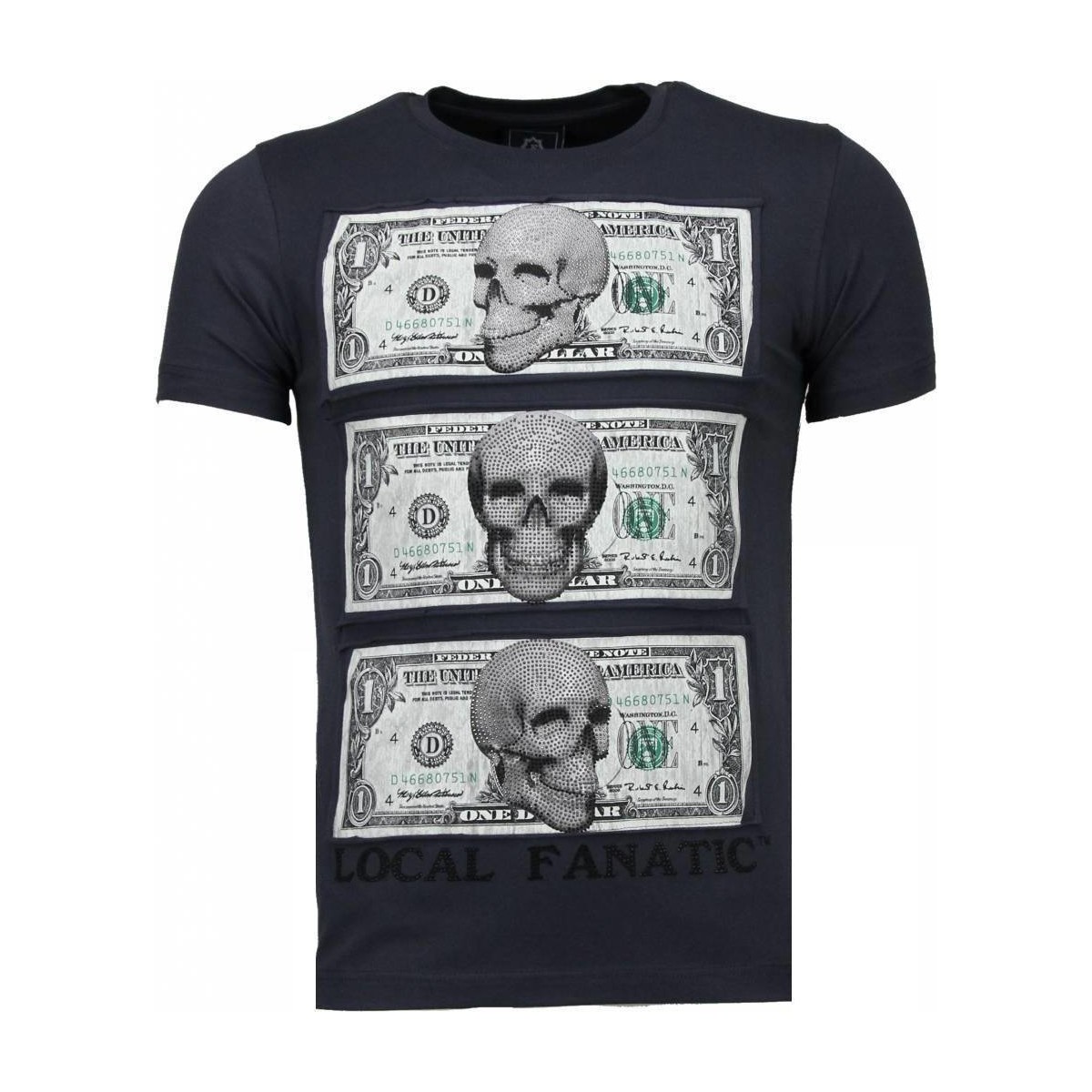 Abbigliamento Uomo T-shirt maniche corte Local Fanatic 20780658 Grigio