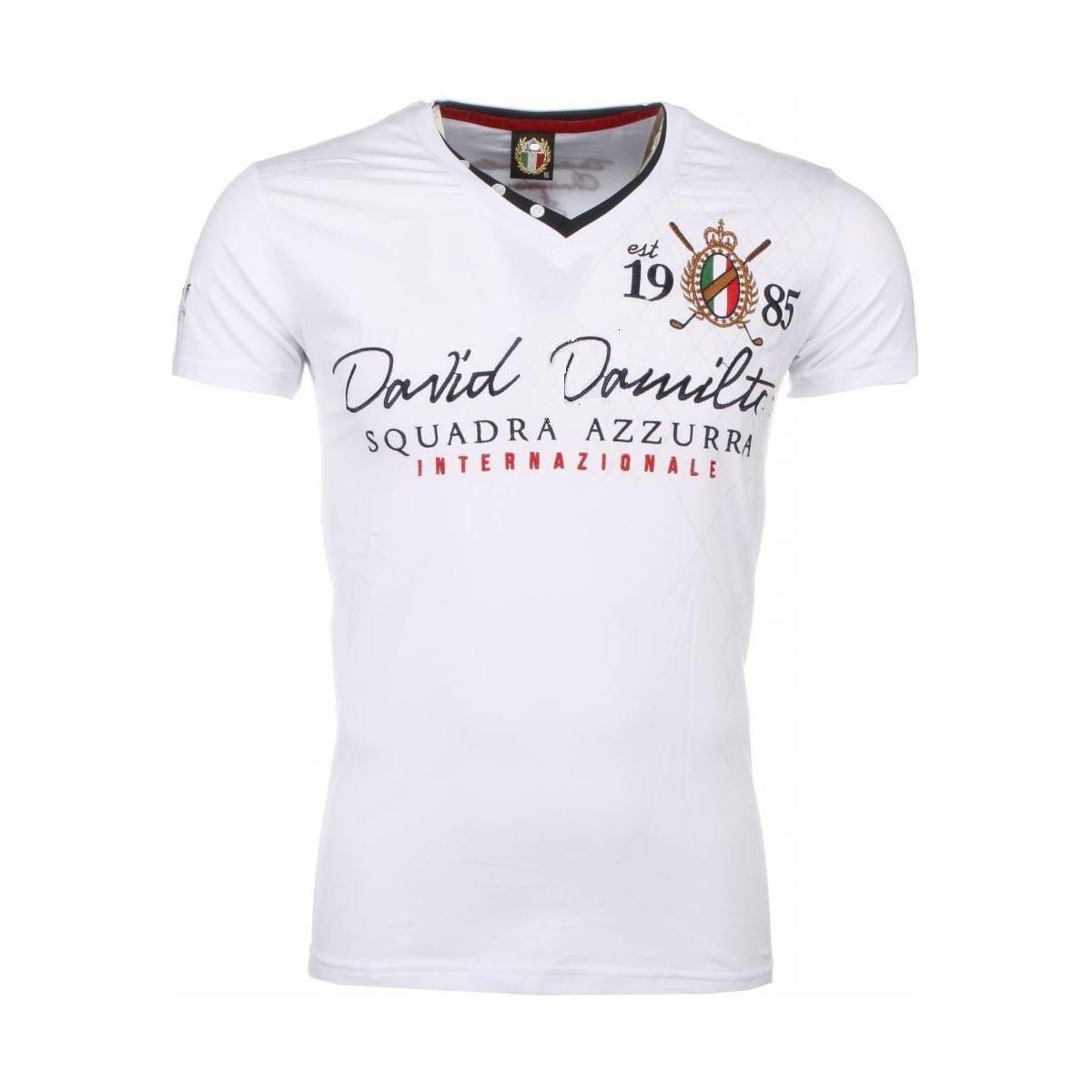Abbigliamento Uomo T-shirt maniche corte David Copper 6688982 Bianco