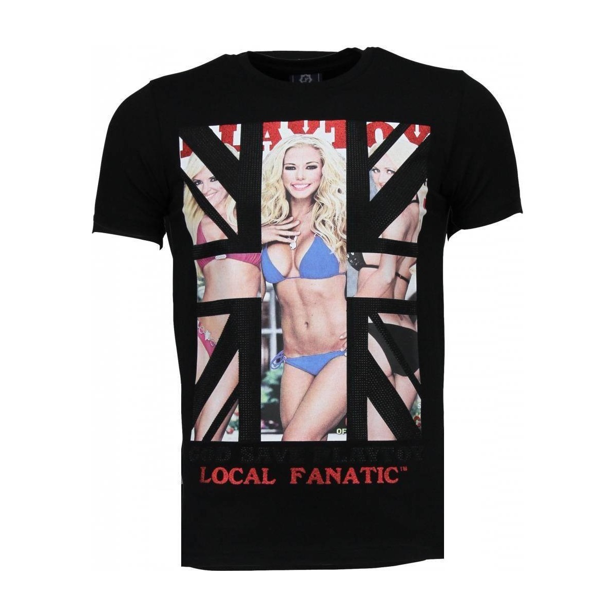 Abbigliamento Uomo T-shirt maniche corte Local Fanatic 20776414 Nero