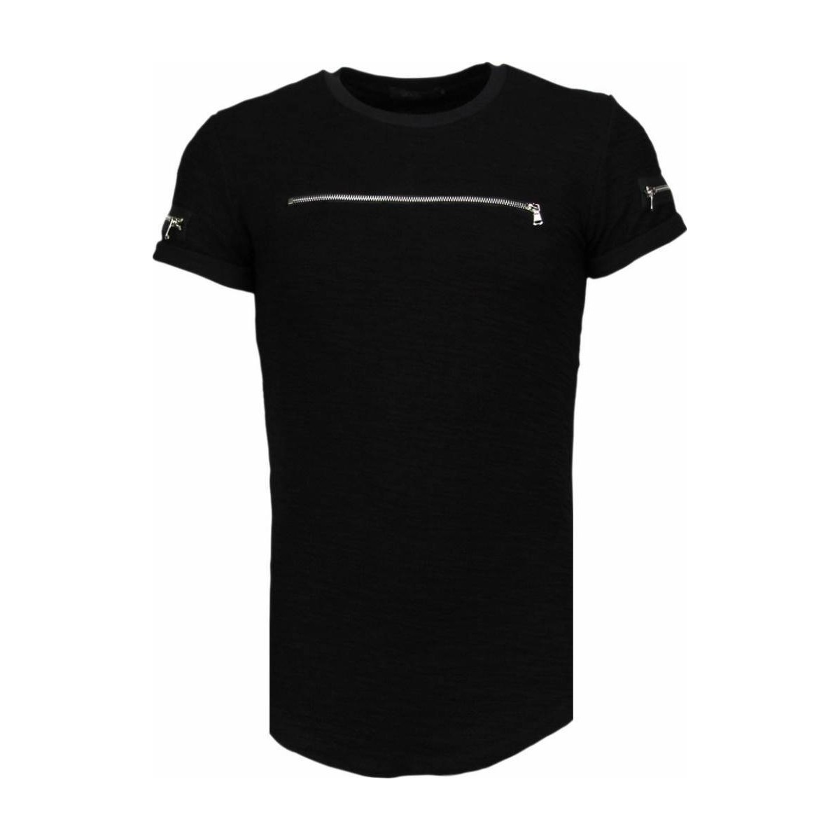 Abbigliamento Uomo T-shirt maniche corte Justing 31872014 Nero