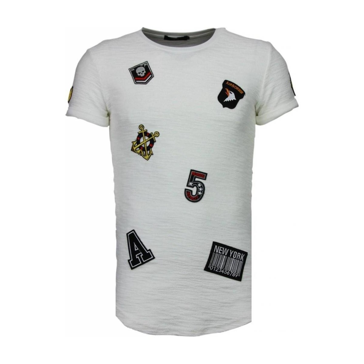 Abbigliamento Uomo T-shirt maniche corte Justing 31880861 Bianco