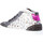 Scarpe Donna Sneakers basse Quattrobarradodici Donna sneaker mid-cut in laminato ANIMALIER più nero Nero