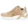 Scarpe Donna Sneakers alte Serafini CHICAGO Beige / Oro