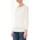 Abbigliamento Donna Maglioni De Fil En Aiguille Pull Lacets Blanc Bianco