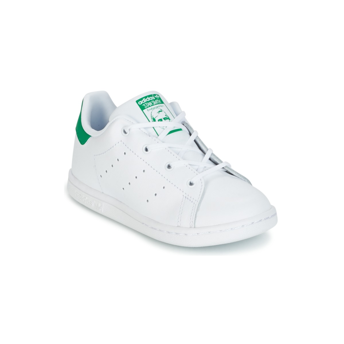 Scarpe Unisex bambino Sneakers basse adidas Originals STAN SMITH I Bianco / Verde