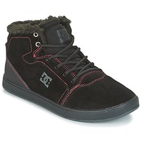 Scarpe Unisex bambino Sneakers alte DC Shoes CRISIS HIGH WNT Nero / Rosso / Bianco