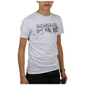 Abbigliamento Unisex bambino T-shirt & Polo Napapijri ksarvada Bianco
