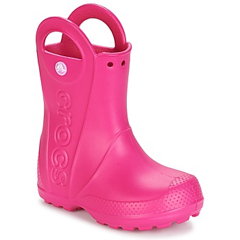 Scarpe Bambina Stivali da pioggia Crocs HANDLE IT RAIN BOOT Rosa