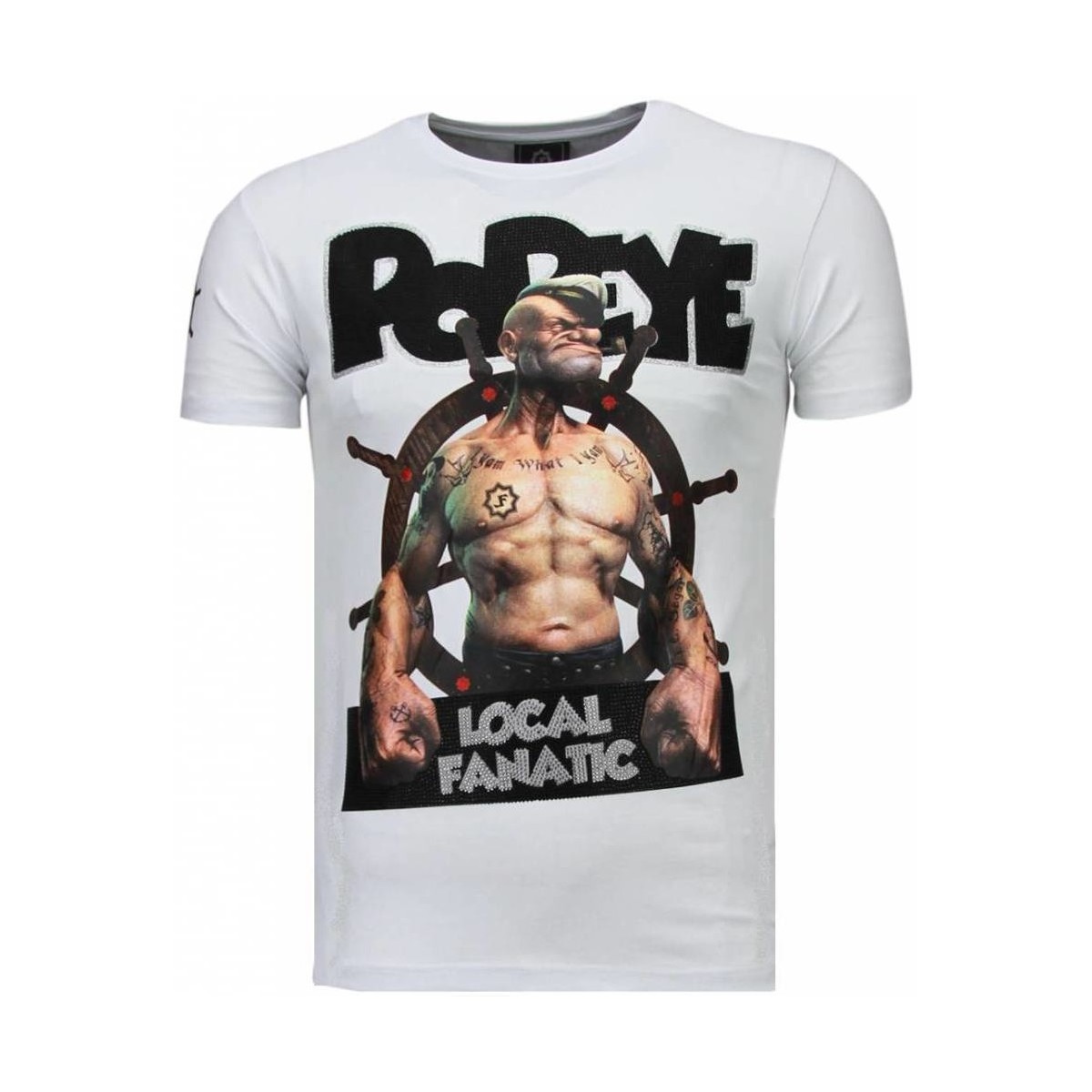 Abbigliamento Uomo T-shirt maniche corte Local Fanatic 43871384 Bianco
