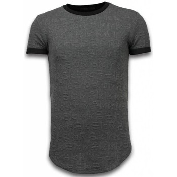 Abbigliamento Uomo T-shirt maniche corte Justing 46498505 Grigio