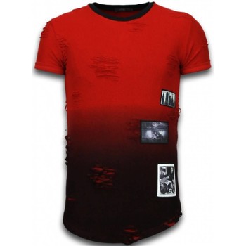 Abbigliamento Uomo T-shirt maniche corte Justing 46496453 Rosso