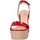 Scarpe Donna Sandali Emporio Di Parma 820 Sandalo Donna Rosso Rosso