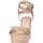 Scarpe Donna Sandali The Seller S5411 Sandalo Donna Nude Rosa