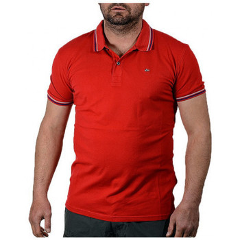 Abbigliamento Uomo T-shirt & Polo Napapijri ELDIS STRIPEA Rosso