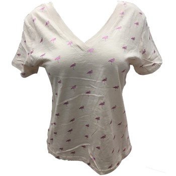 Abbigliamento Donna T-shirt maniche corte Dress Code Tee Shirt Zinka Beige signe Rose KT107 Beige