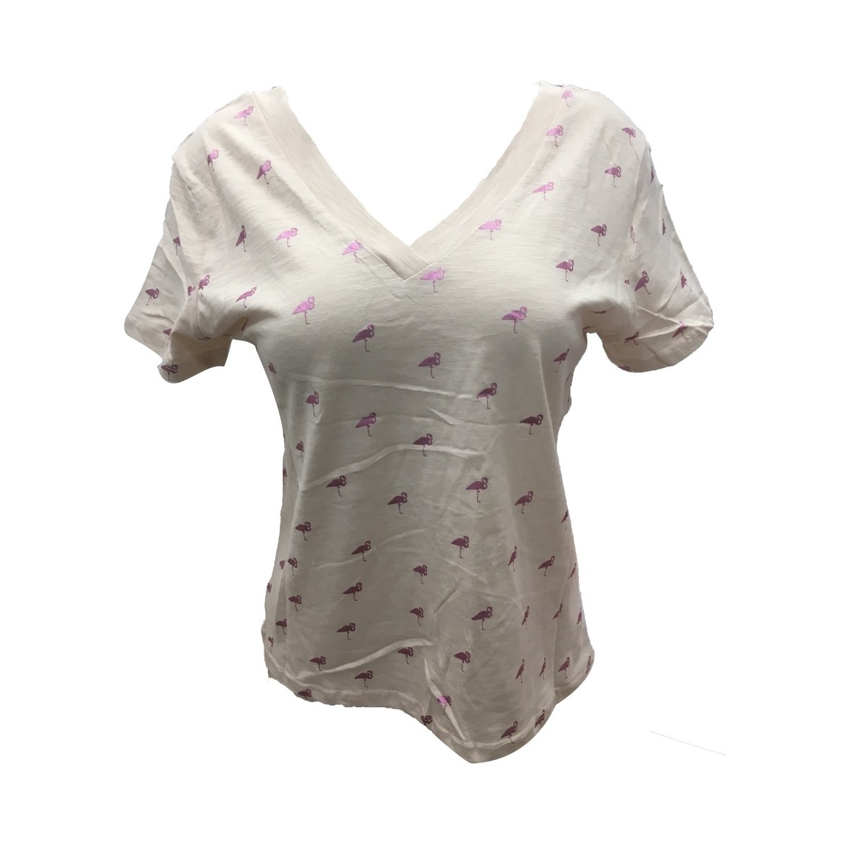 Abbigliamento Donna T-shirt maniche corte Dress Code Tee Shirt Zinka Beige signe Rose KT107 Beige
