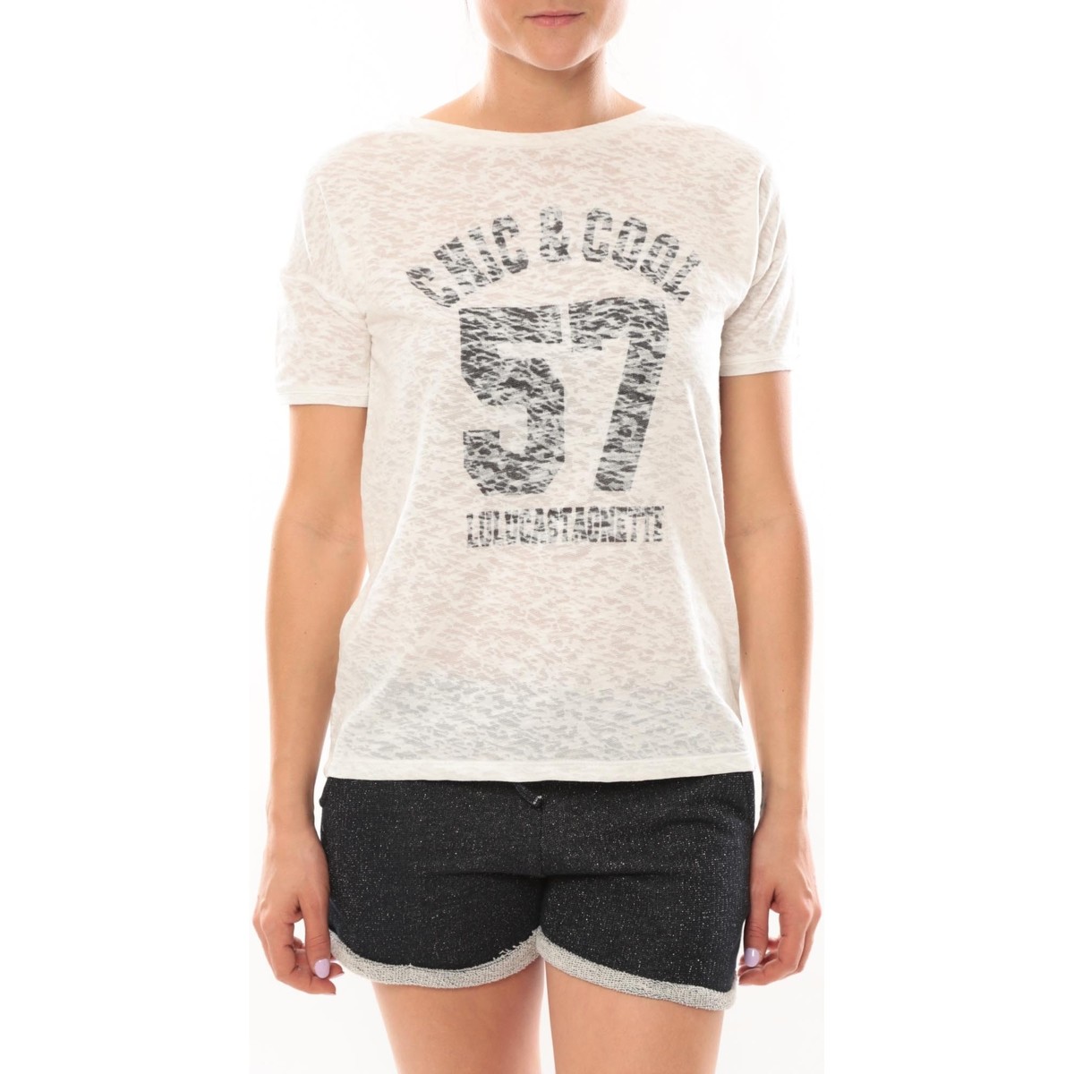 Abbigliamento Donna T-shirt maniche corte LuluCastagnette T-shirt Cool Blanc Bianco