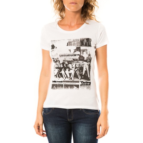 Abbigliamento Donna T-shirt maniche corte LuluCastagnette T-shirt Mag Blanc Bianco