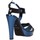 Scarpe Donna Sandali Emporio Di Parma 628 Sandalo Donna Blu Blu