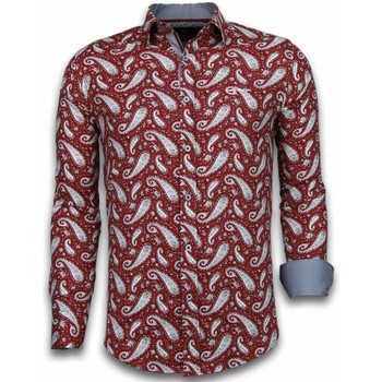 Abbigliamento Uomo Camicie maniche lunghe Tony Backer 51159545 Rosso