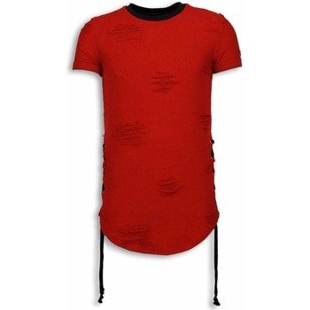 Abbigliamento Uomo T-shirt maniche corte Justing 46874246 Rosso